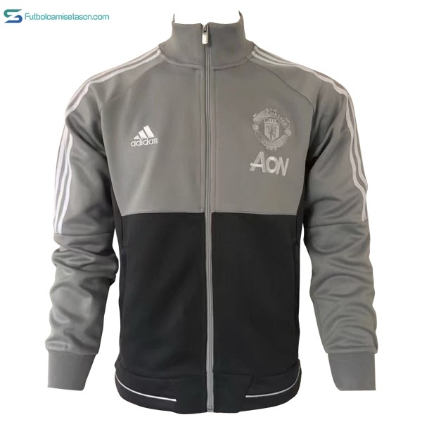 Chaqueta Manchester United 2017/18 Gris Negro